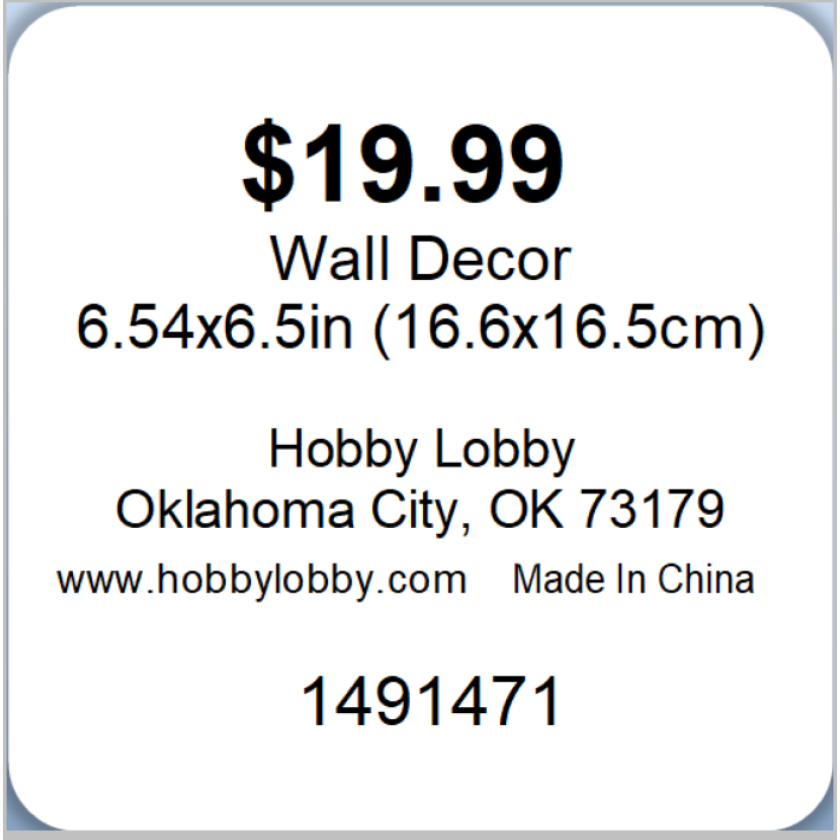 Hobby Lobby LB
