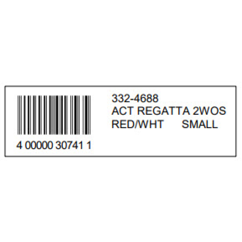 U42 - FOOTWEAR or BIN STICKER